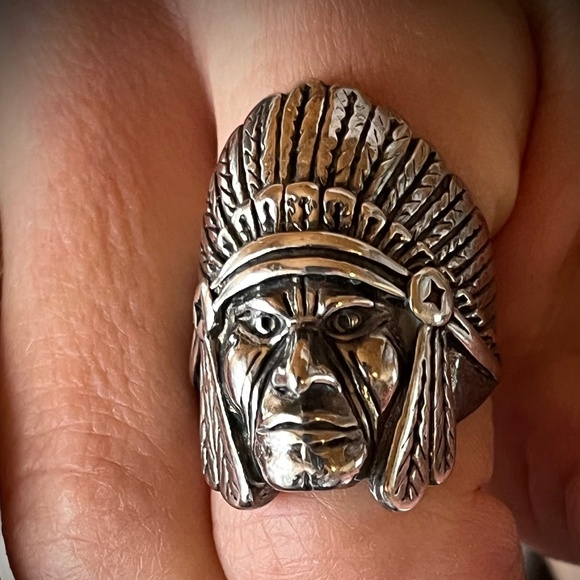 Silver statement ring - Picture 3 of 4